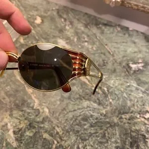 Fendi Vintage Rare Egyptian Coin Sunglasses Vintage Fendi FS 110 ANTIQUE BRONZE Sunglasses – RSTKD Vintage main image 4